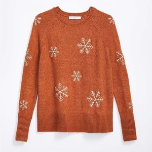 Loft Snowflake Sweater